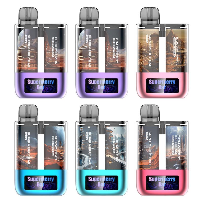 Supermerry Bar S25K Double Tank Disposable Vape 30ml Supermerry Bar S25K Double Tank Disposable Vape 30ml