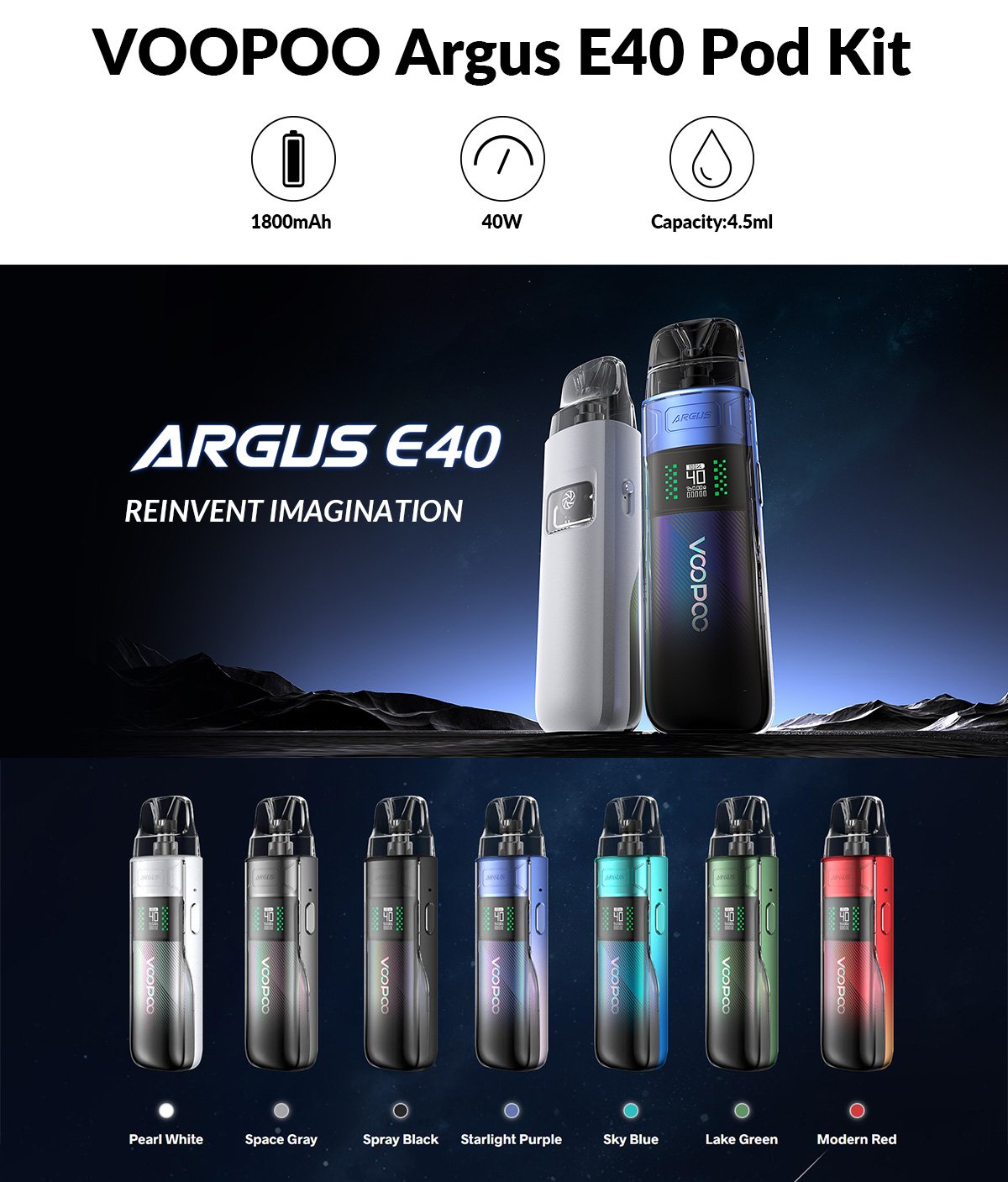 cheap VOOPOO Argus E40