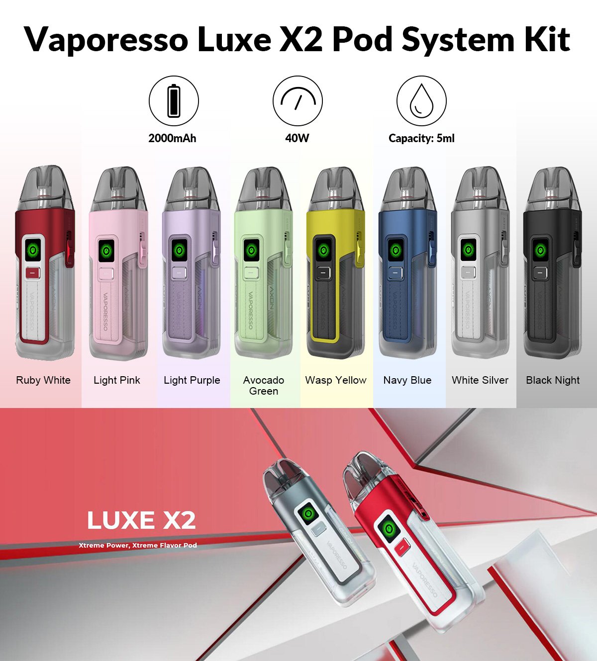 Vaporesso Luxe X2 for sale Vaporesso Luxe X2 for sale