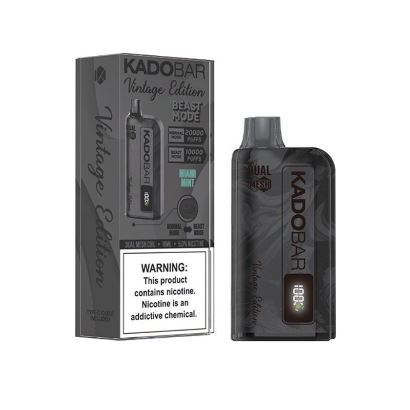 Kado Bar Vintage Edition 20000 Puffs Disposable Vape 18ml Kado Bar Vintage Edition 20000 Puffs Disposable Vape 18ml