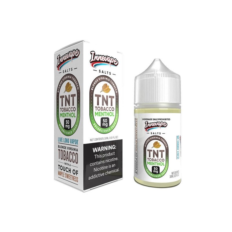 TNT Tobacco Menthol Innevape Salt Series E-juice 30ml TNT Tobacco Menthol Innevape Salt Series E-juice 30ml
