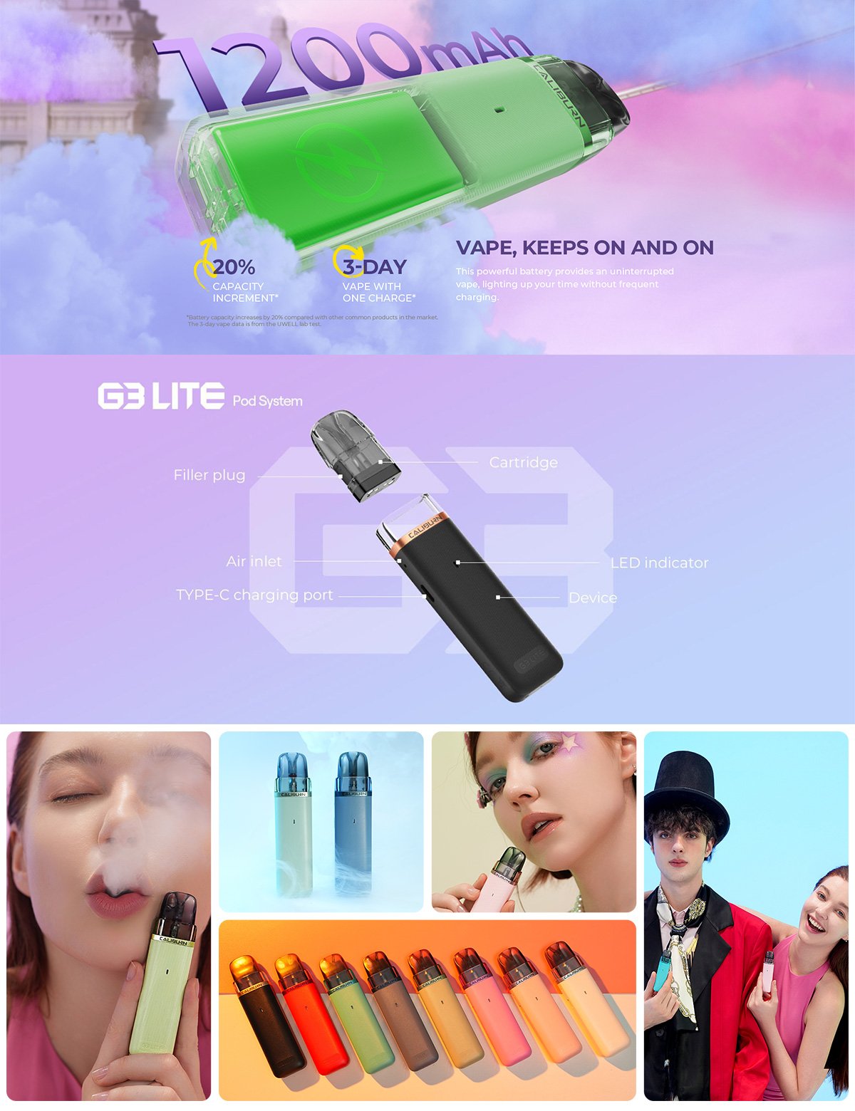 Uwell Caliburn G3 Lite near me