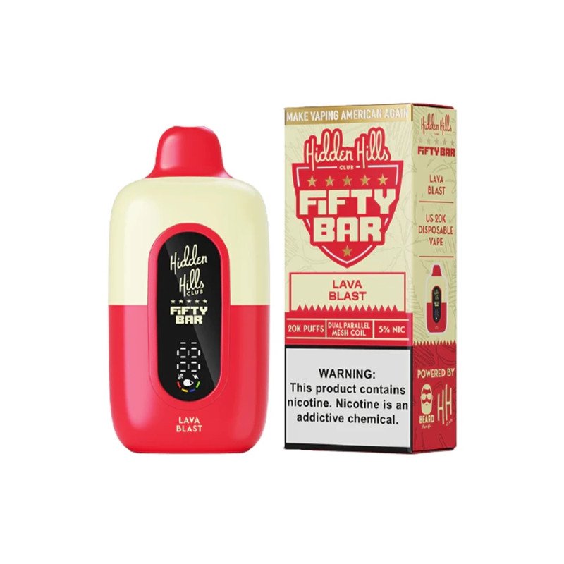 Hidden Hills Fifty Bar 20K Disposable Vape 16ml Hidden Hills Fifty Bar 20K Disposable Vape 16ml