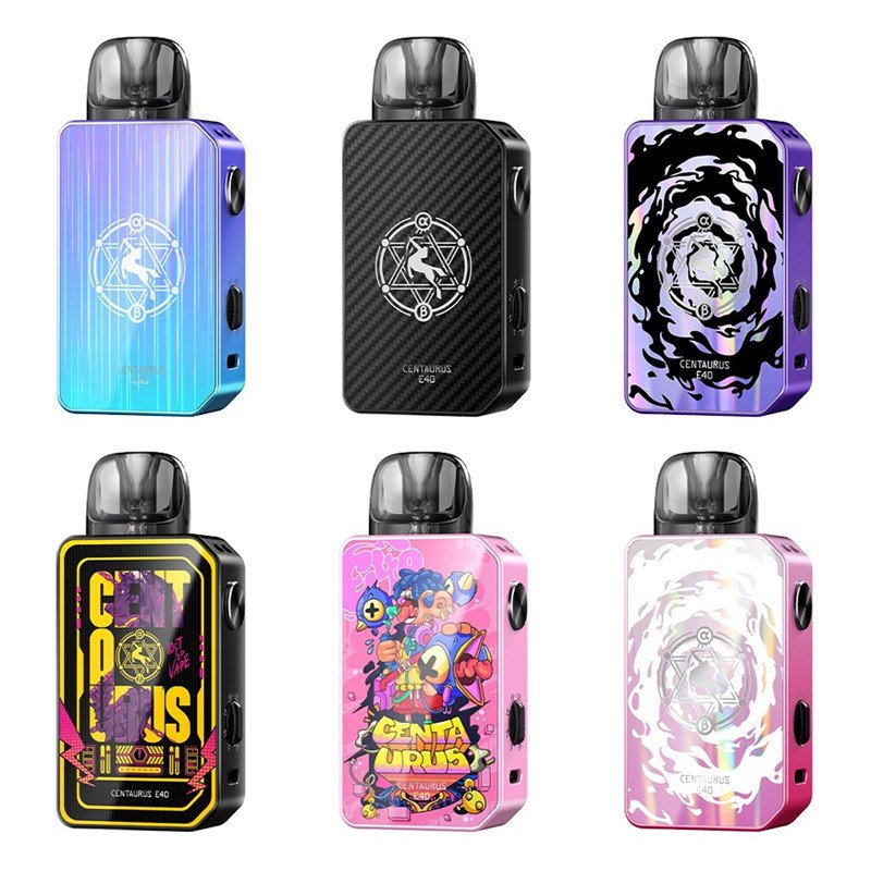 Lost Vape Centaurus E40 Pod System Kit 1400mAh 40W Lost Vape Centaurus E40 Pod System Kit 1400mAh 40W