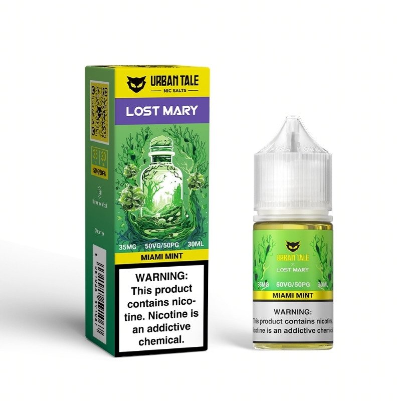 Miami Mint Urban Tale X Lost Mary Nic Salts E-juice hot sale Miami Mint Urban Tale X Lost Mary Nic Salts E-juice hot sale