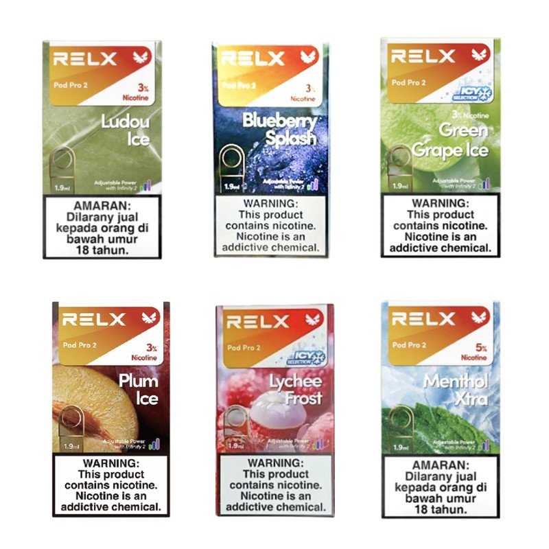 RELX Pod Pro 2 Pre-filled Pod Cartridge 1.9ml RELX Pod Pro 2 Pre-filled Pod Cartridge 1.9ml
