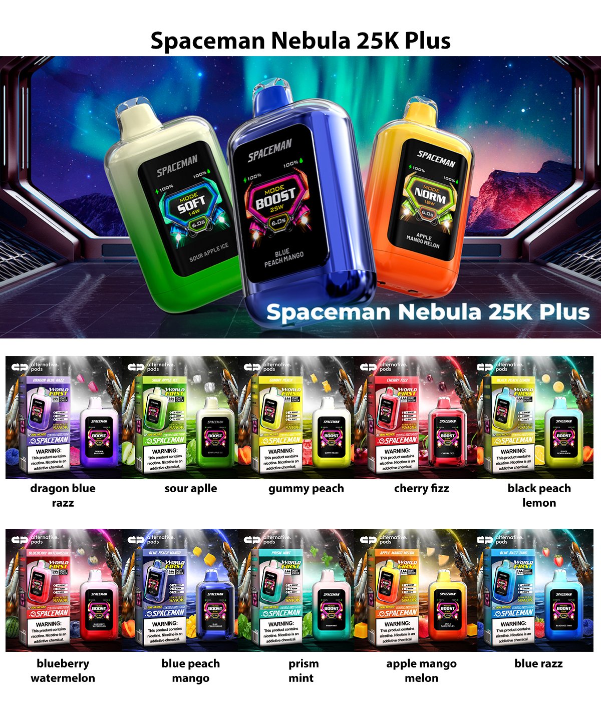 Spaceman Nebula 25K Plus hot sale