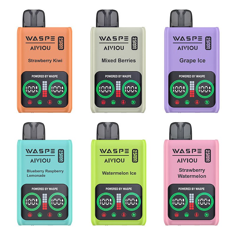 WASPE 25000 Disposable Vape 25ml 5% WASPE 25000 Nicotine Free Disposable Vape 25ml - Image 1
