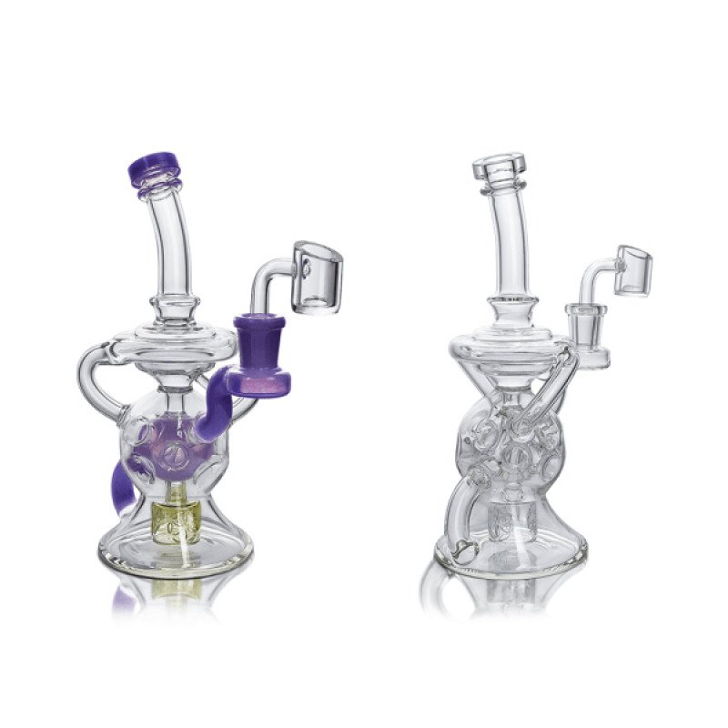 Waxmaid Ballsphere Recycler Glass Dab Rig Waxmaid Ballsphere Recycler Glass Dab Rig