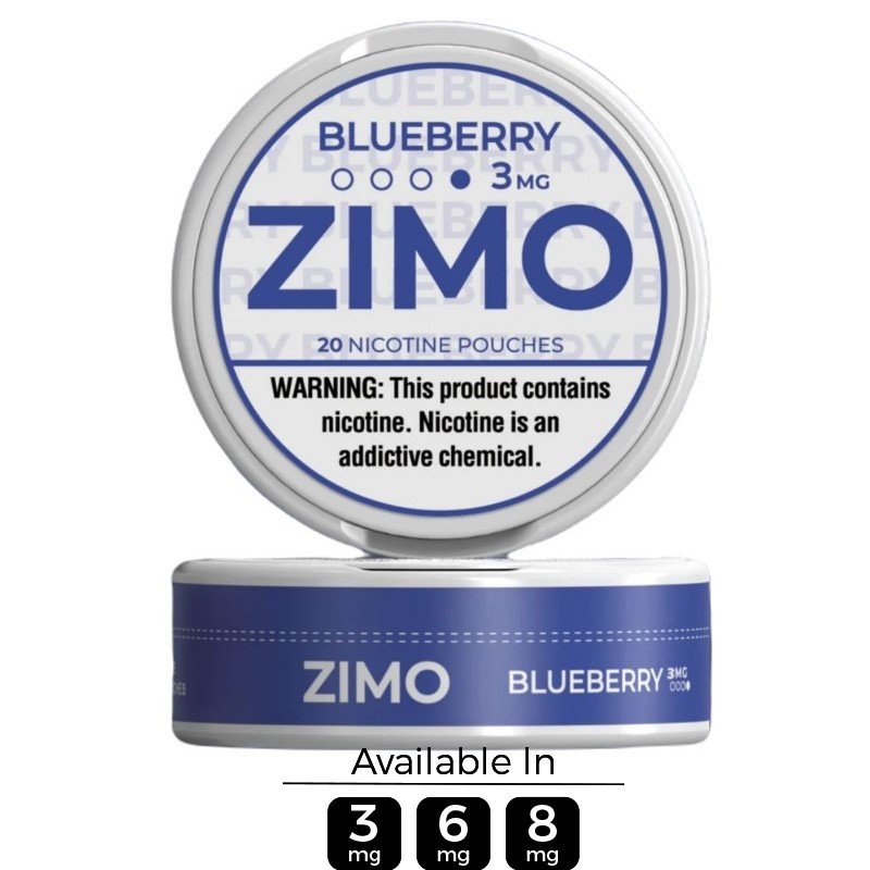 ZIMO Blueberry Nicotine Pouches ZIMO Blueberry Nicotine Pouches