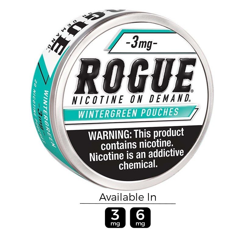 Rogue Wintergreen Nicotine Pouches (20 Pouches/Can) Rogue Wintergreen Nicotine Pouches (20 Pouches/Can)