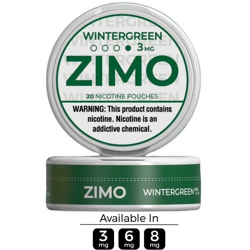 ZIMO Wintergreen Nicotine Pouches ZIMO Wintergreen Nicotine Pouches