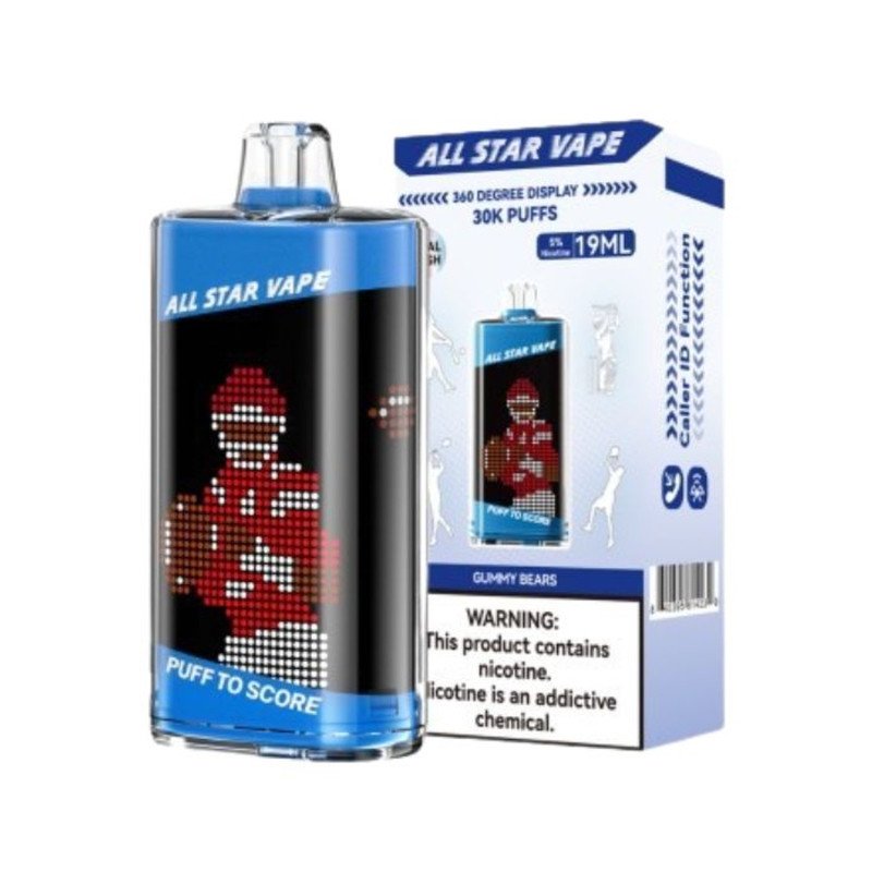 All Star 30K Disposable Vape 19ml 5% All Star 30K Disposable Vape 19ml 5%