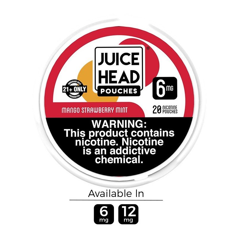 Mango Strawberry Mint Juice Head Nicotine Pouches (20 pouches/box) Mango Strawberry Mint Juice Head Nicotine Pouches (20 pouches/box)