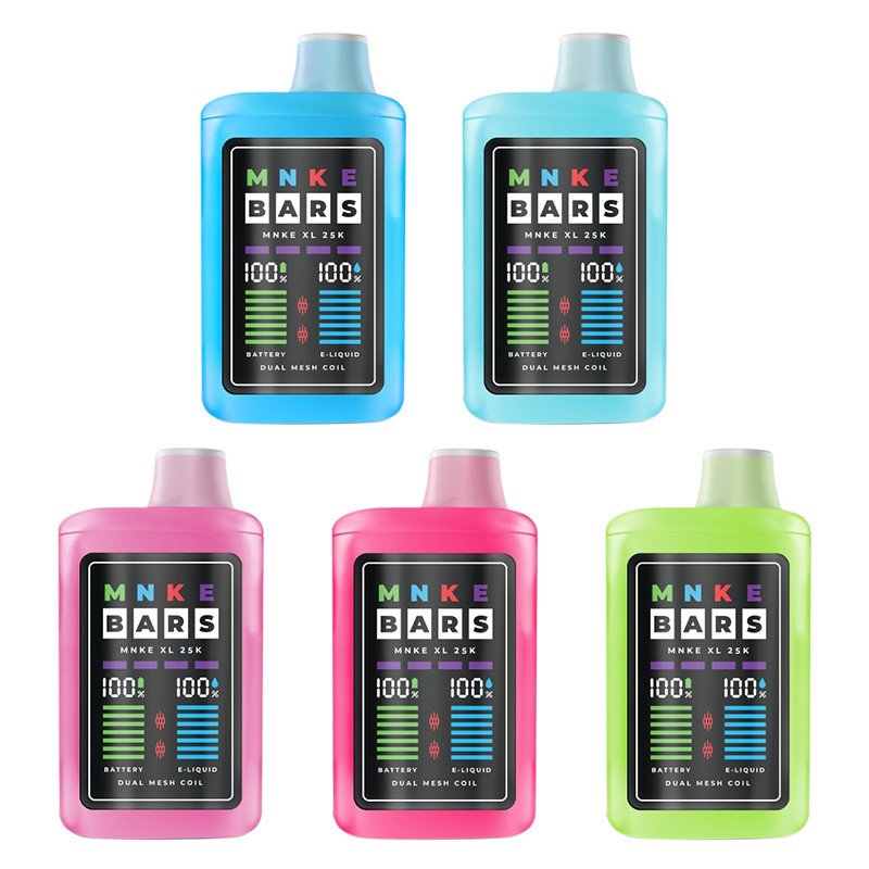 MNKE Bars XL 25K Zero Nicotine Disposable Vape 18ml MNKE Bars XL 25K Zero Nicotine Disposable Vape 18ml