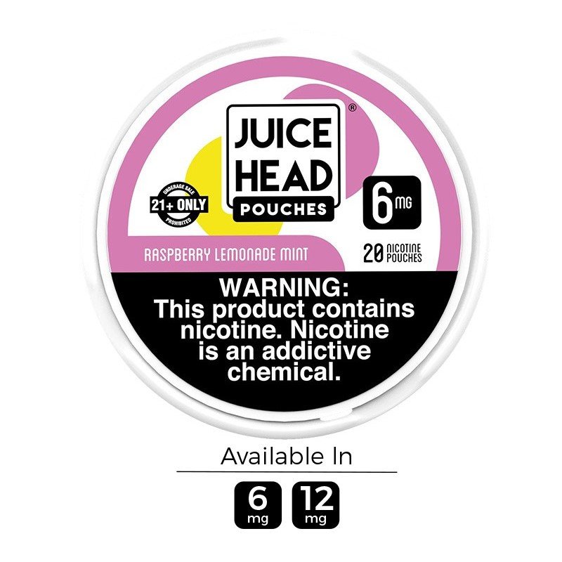 Raspberry Lemonade Mint Juice Head Nicotine Pouches (20 pouches/box) Raspberry Lemonade Mint Juice Head Nicotine Pouches (20 pouches/box)