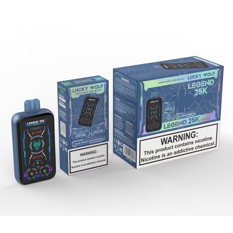 (10-PACK) SnowWolf Lucky Wolf Legend 25K Disposable Vape (10-PACK) SnowWolf Lucky Wolf Legend 25K Disposable Vape