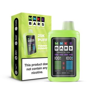 MNKE Bars XL 25K Zero Nicotine Disposable Vape 18ml - Image 3