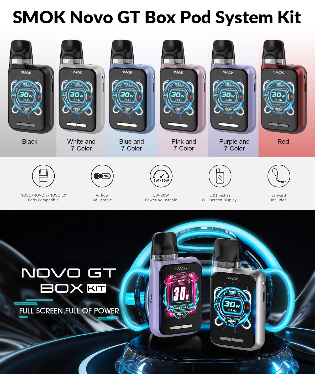 cheap SMOK Novo GT Box Pod System Kit