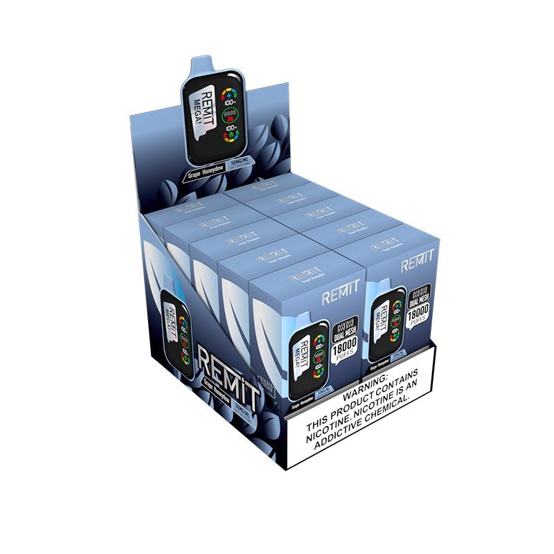 (10-PACK) Remit Mega 18000 Disposable Vape (10-PACK) Remit Mega 18000 Disposable Vape