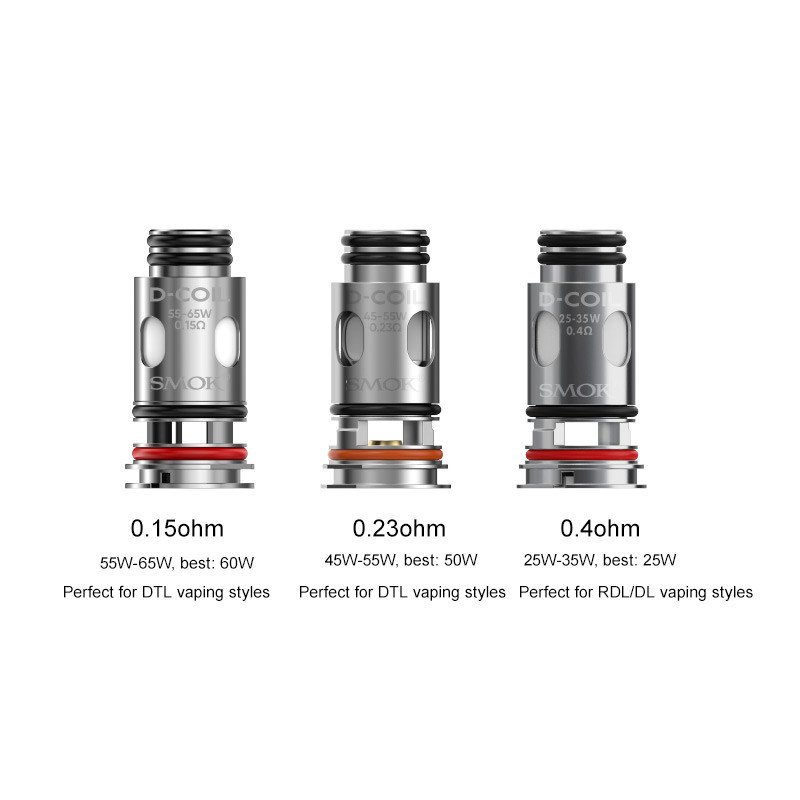 SMOK D-coil Series Replacement Coil (5pcs/pack) SMOK D-coil Series Replacement Coil (5pcs/pack)