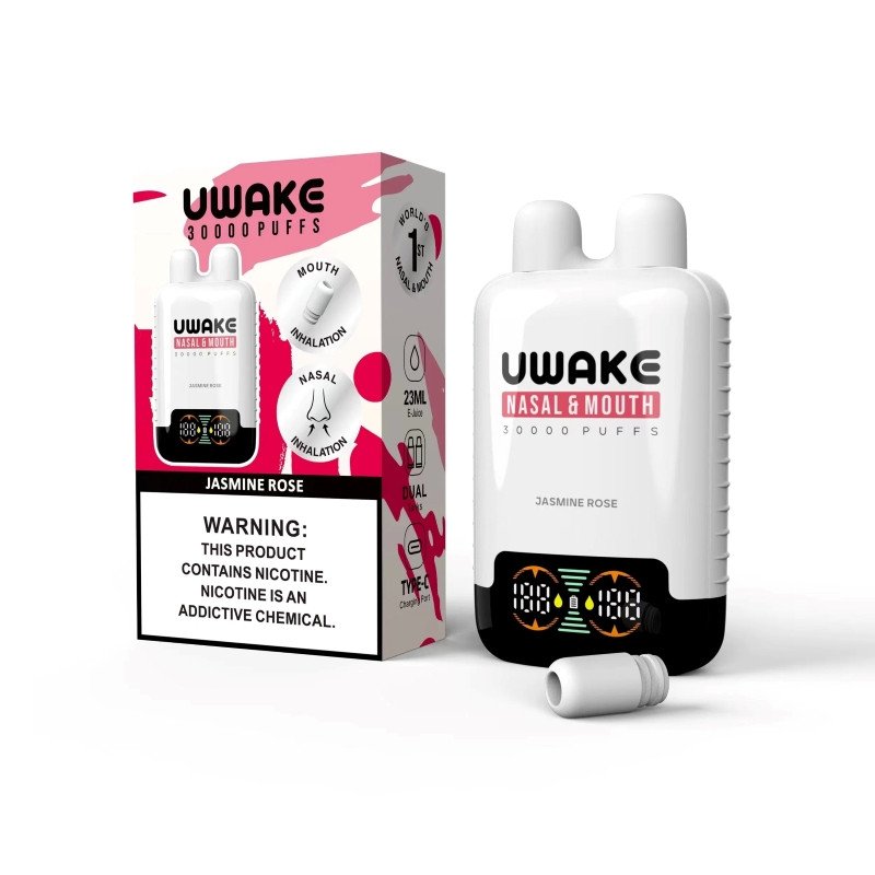 VapMod Uwake 30000 Nasal and Mouth Disposable Vape 23ml 2% VapMod Uwake 30000 Nasal and Mouth Disposable Vape 23ml 2%