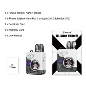 Rincoe Jellybox Nano 4 Pod System Kit 1400mAh - Image 3