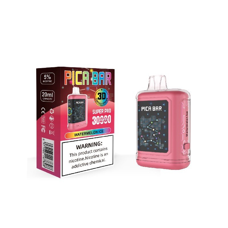 Pica Bar Super Pro 30K Disposable Vape 20ml 5% Pica Bar Super Pro 30K Disposable Vape 20ml 5%