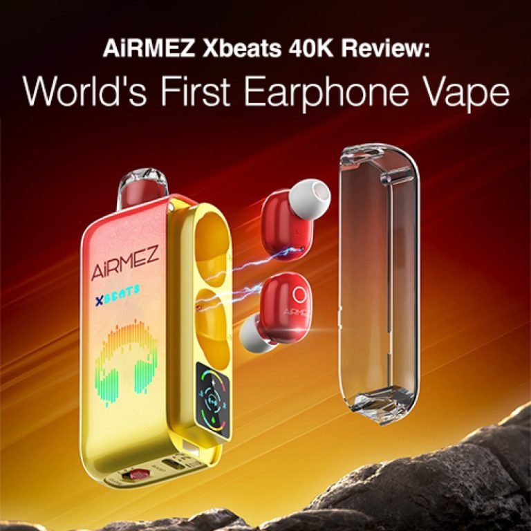 AiRMEZ Xbeats 40K Review – World’s First Earphone Disposable Vape