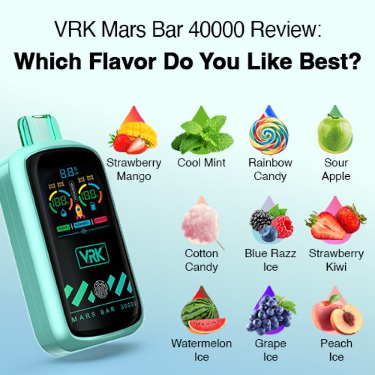 VRK Mars Bar 40000 Review – Which Flavor Do You Like Best?