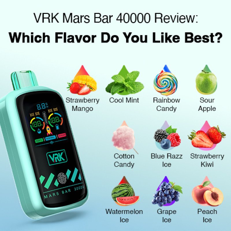 VRK Mars Bar 40000 Review – Which Flavor Do You Like Best?