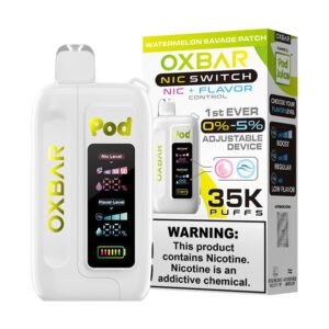 OXBAR X Pod Juice Nic Switch 35K Disposable Vape 5% - Image 3