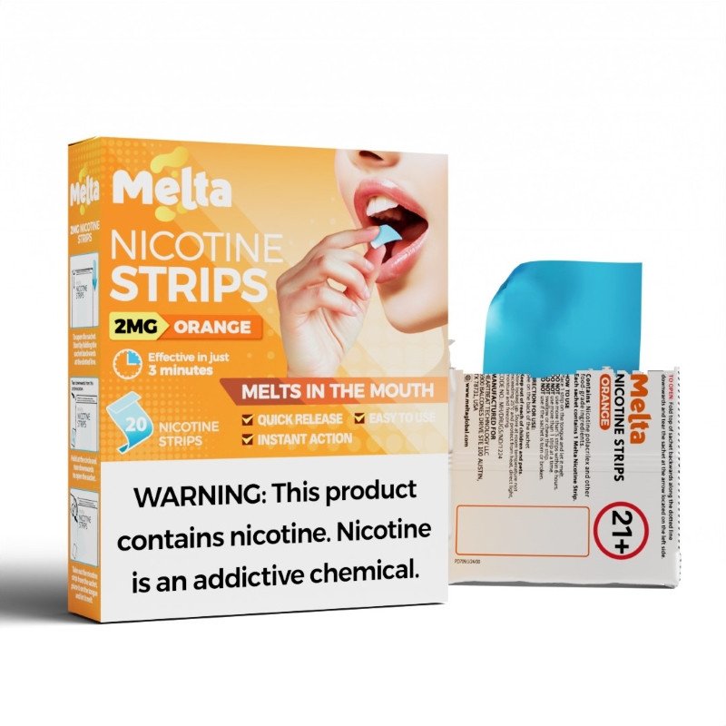 Orange Melta Nicotine Strips Orange Melta Nicotine Strips