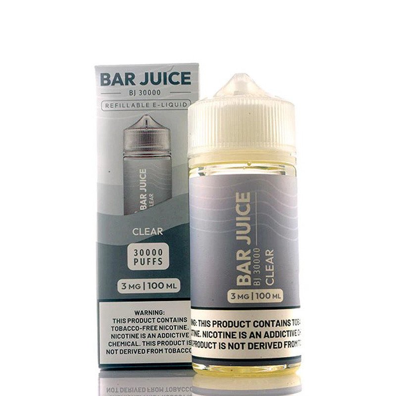 Bar Juice BJ30000 Clear E-juice 100ml Bar Juice Clear E Juice 100mL