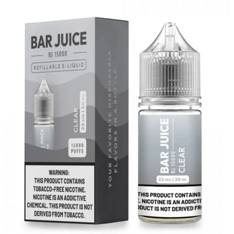 Bar Juice BJ15000 Salts Clear E-juice 30ml Bar Juice BJ15000 Salts Clear E-juice 30ml - Image 1