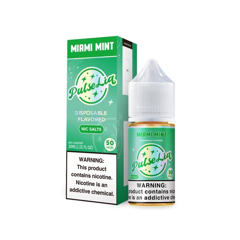 Pulse Liq Salt Miami Mint E-juice 30ml Pulse Liq Salt Miami Mint E-juice 30ml