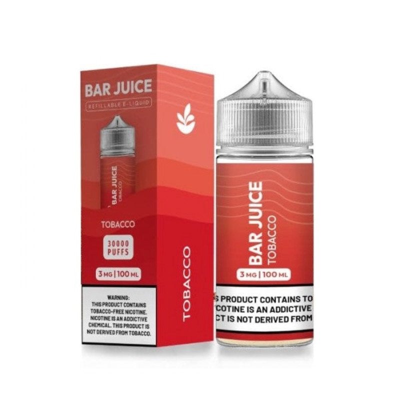 Bar Juice BJ30000 Tobacco E-juice 100ml Bar Juice BJ30000 Tobacco E-juice 100ml