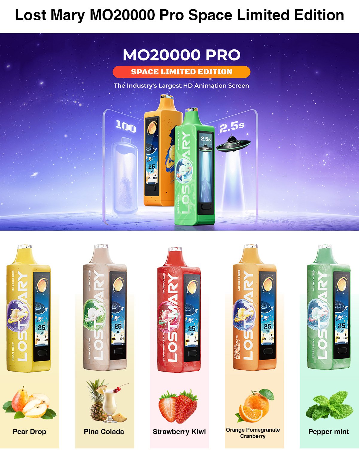 lost mary mo20000 pro space limited edition hot sale