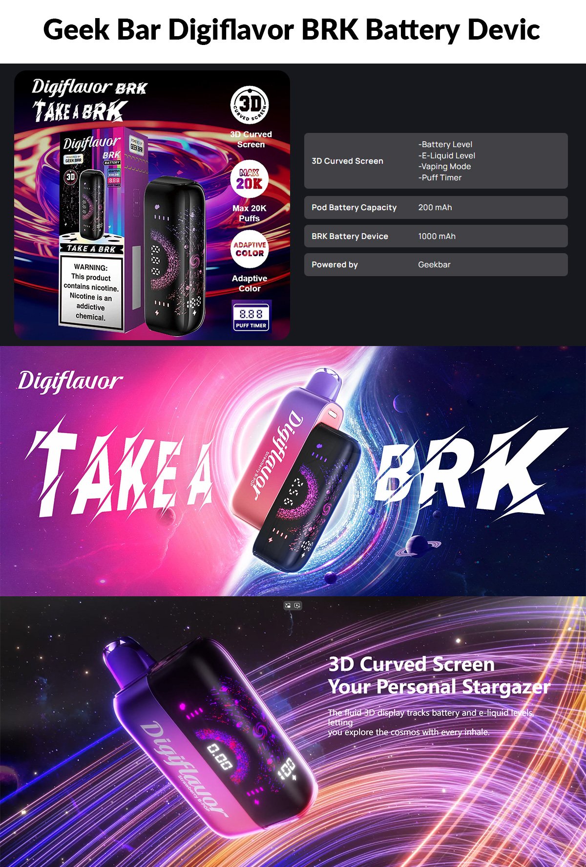 best geek bar digiflavor brk battery