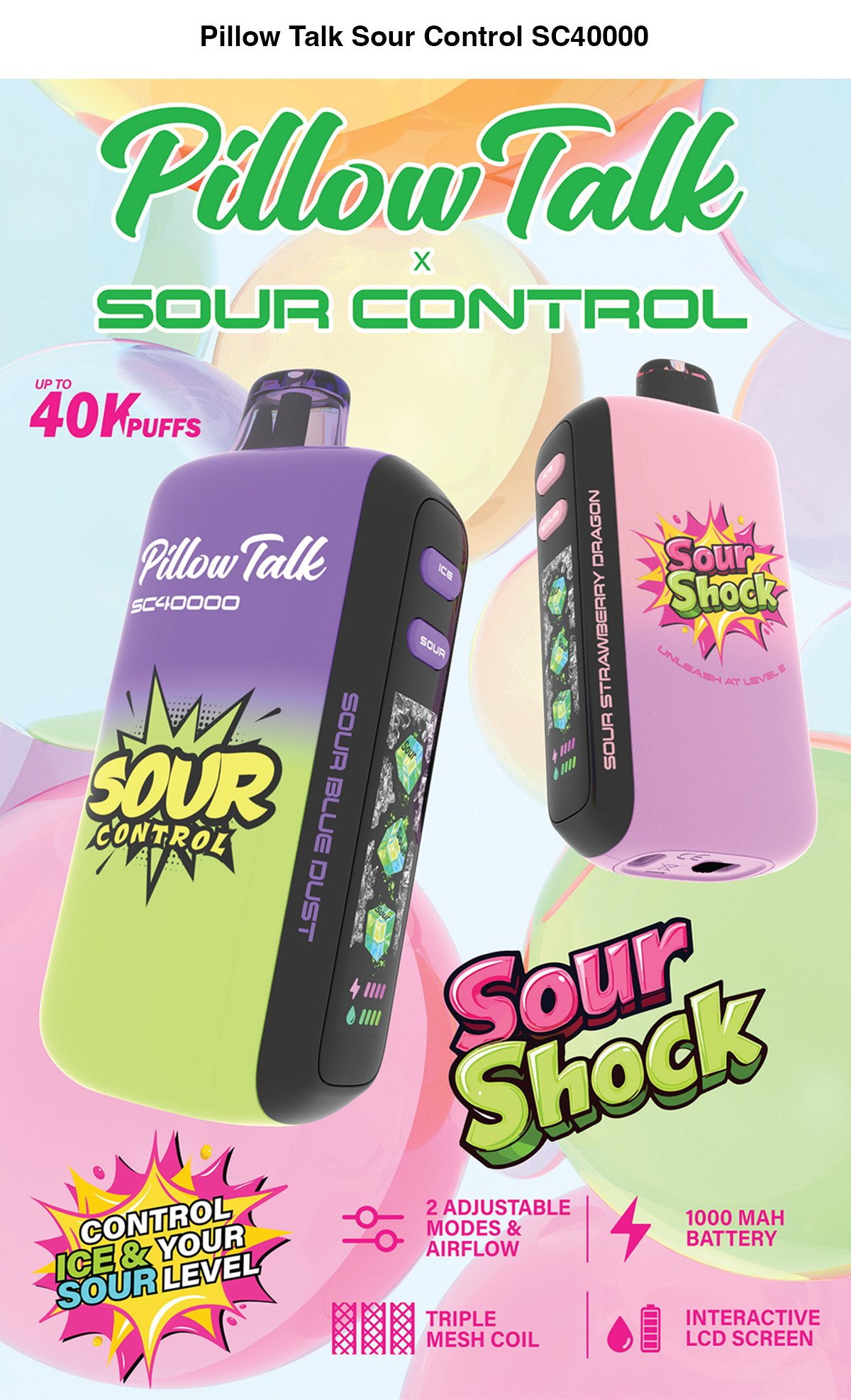 pillow talk sour control sc40000 hot sale