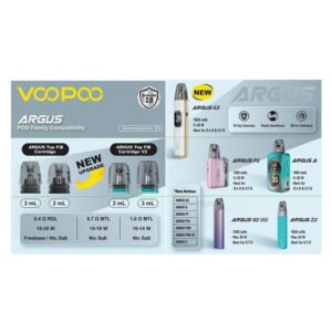 VOOPOO Argus Top Fill V2 Pod Cartridge (3pcs/pack) - Image 3