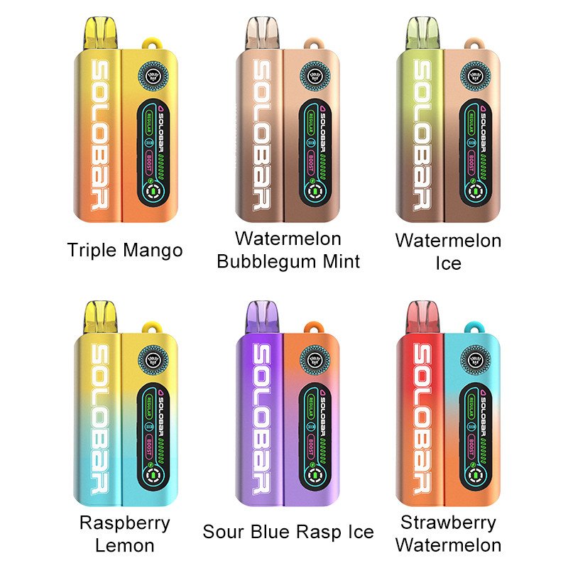 Solobar Mate 35K Disposable Vape 24ml 5% (35000 Puffs) Solobar Mate 35K Disposable Vape 24ml 5% (35000 Puffs)