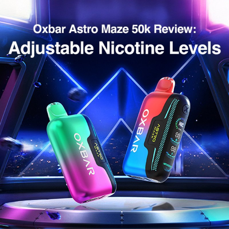 Oxbar Astro Maze 50k Review: Adjustable Nicotine Levels