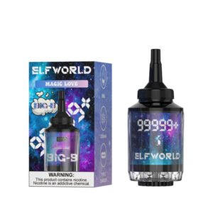 Elfworld Big-B 99999 Puffs Disposable Hookah 80ml 0.5% - Image 6