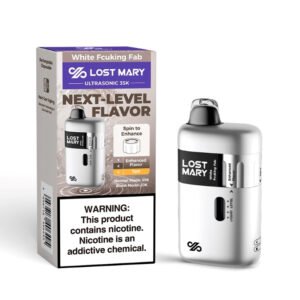White Fcuking Fab Lost Mary Ultrasonic 35K Disposable Vape