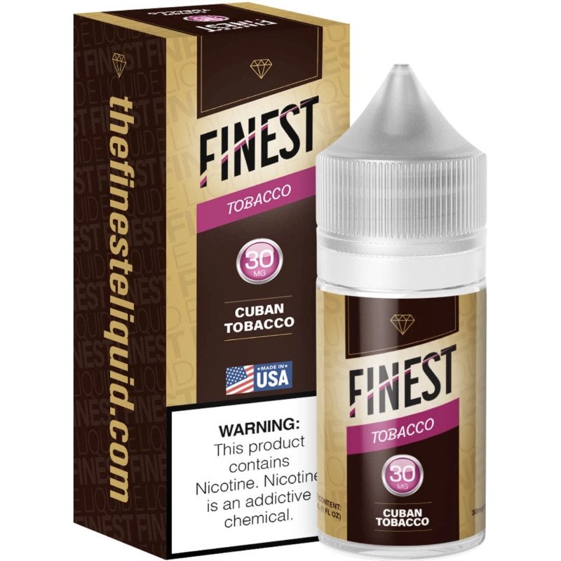Finest Tobacco Edition Cuban Tobacco Nicotine Salt E-juice 30ml Finest Tobacco Edition Cuban Tobacco Nicotine Salt E-juice 30ml