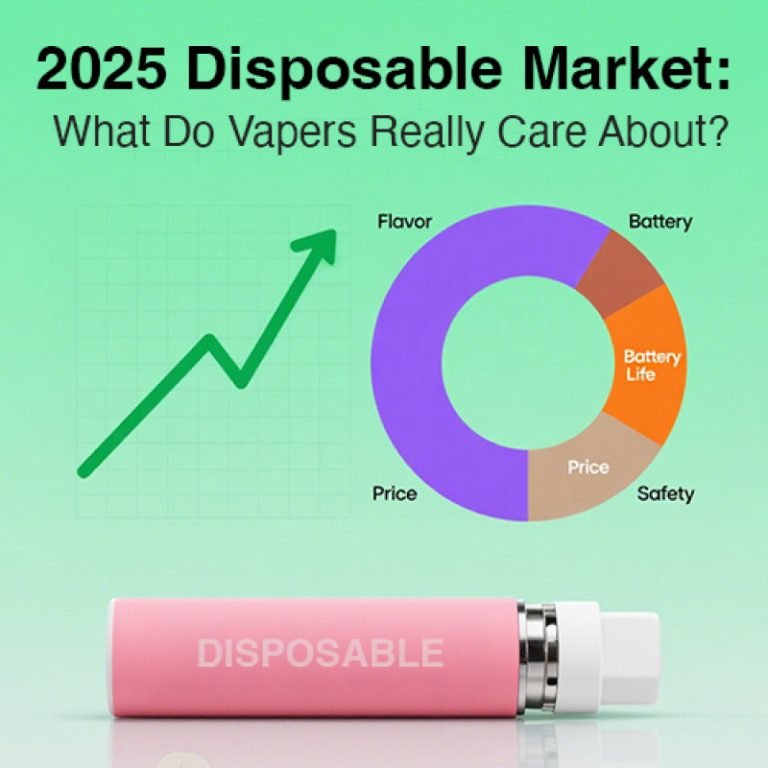 2025 Disposable Vape Market: What Do Vapers Really Care About?
