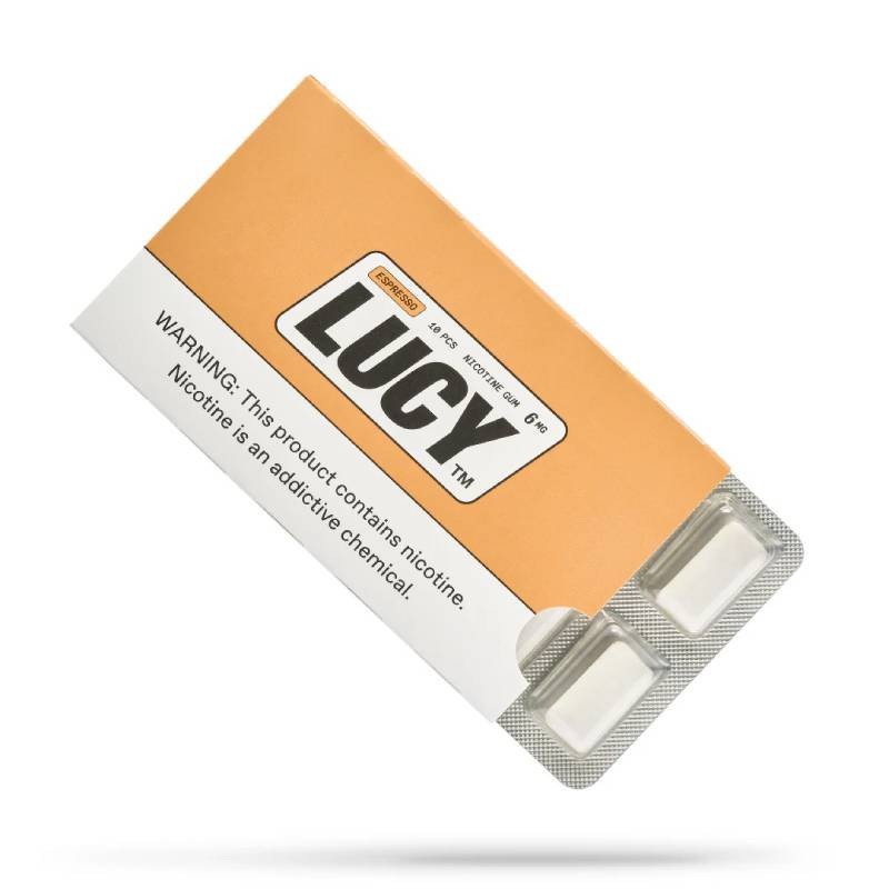 Lucy Espresso Nicotine Gum Lucy Espresso Nicotine Gum