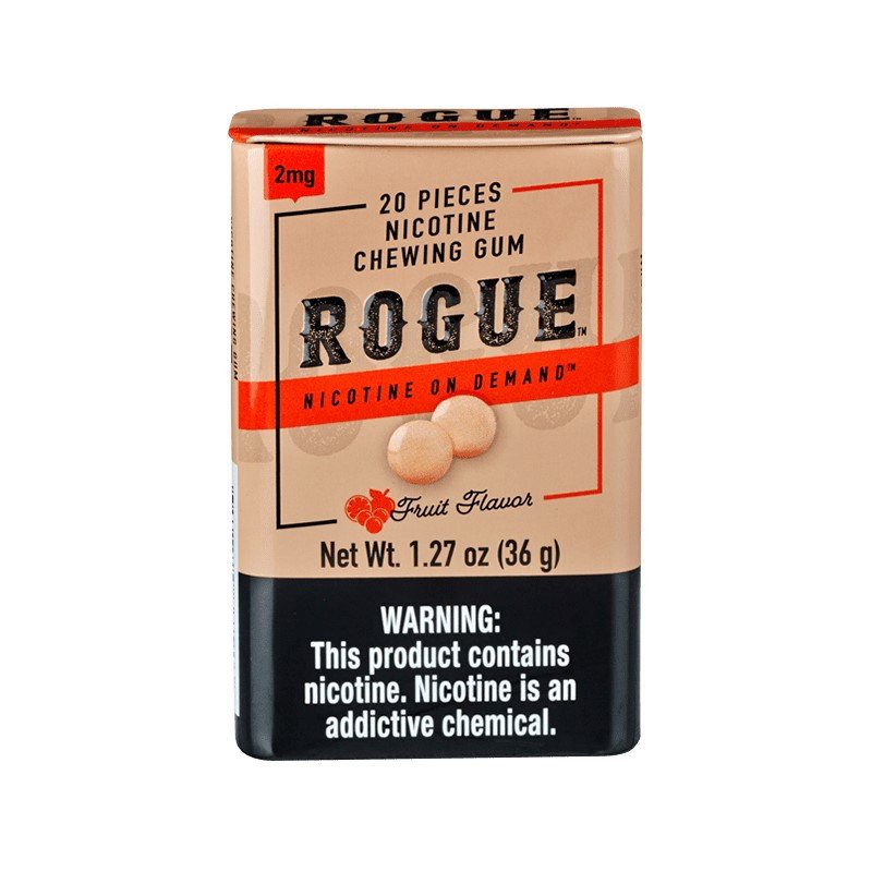 Rogue Fruit Flavor Nicotine Gum Rogue Fruit Flavor Nicotine Gum