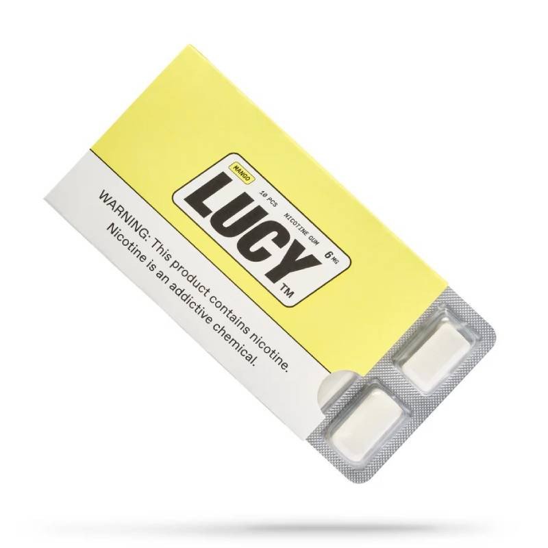Lucy Mango Nicotine Gum Lucy Mango Nicotine Gum
